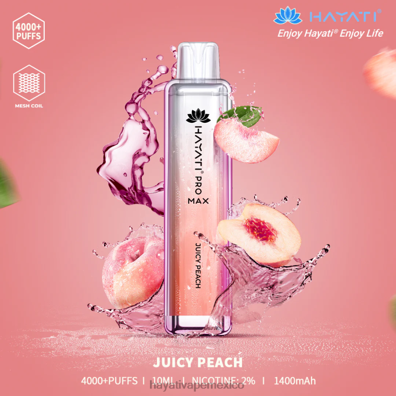 Hayati Pro Max desechable Durazno jugoso BP44H108 Hayati Vapes Wholesale