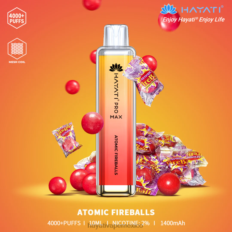 Hayati Pro Max desechable bola de fuego atómica BP44H89 Hayati Vape Shop