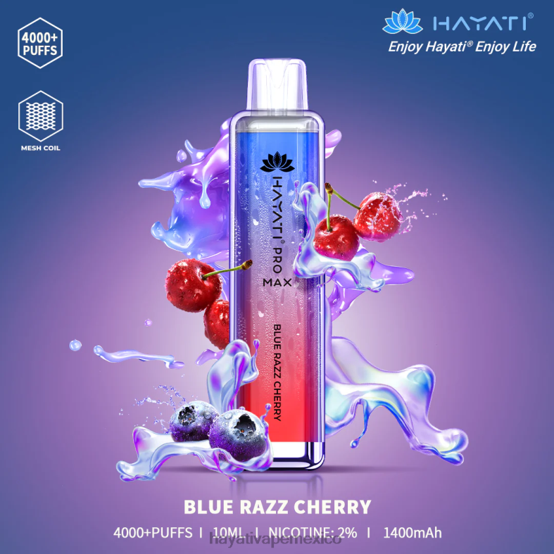 Hayati Pro Max desechable cereza azul BP44H94 Hayati Vape Flavours