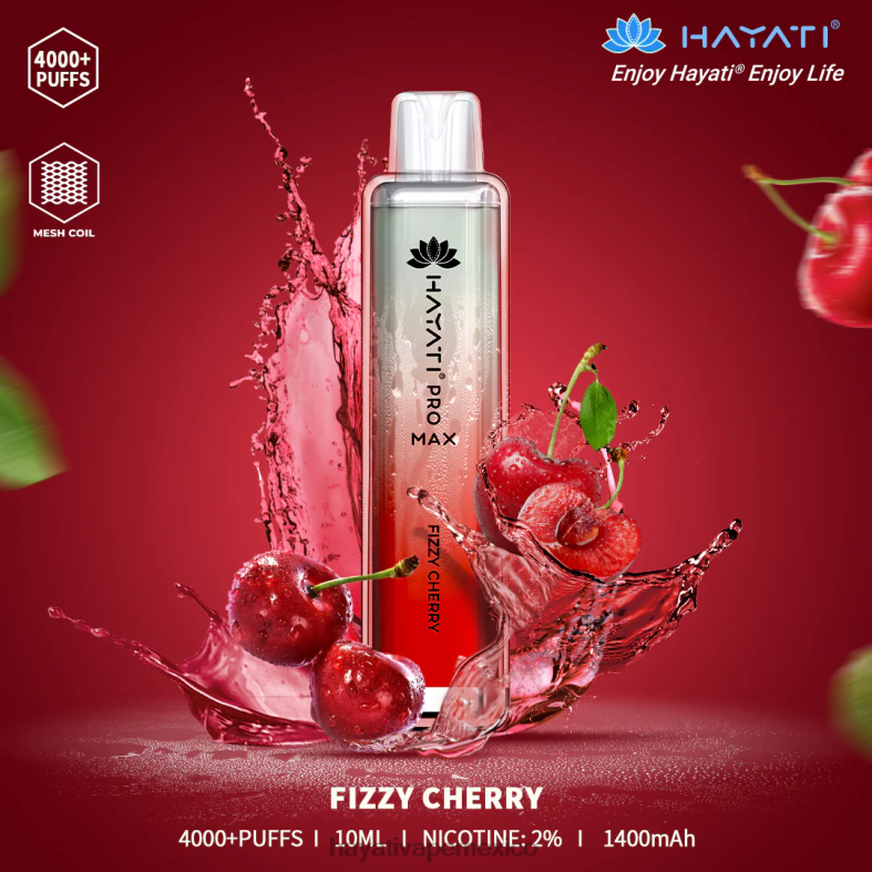 Hayati Pro Max desechable cereza gaseosa BP44H103 Hayati Vape Mexico