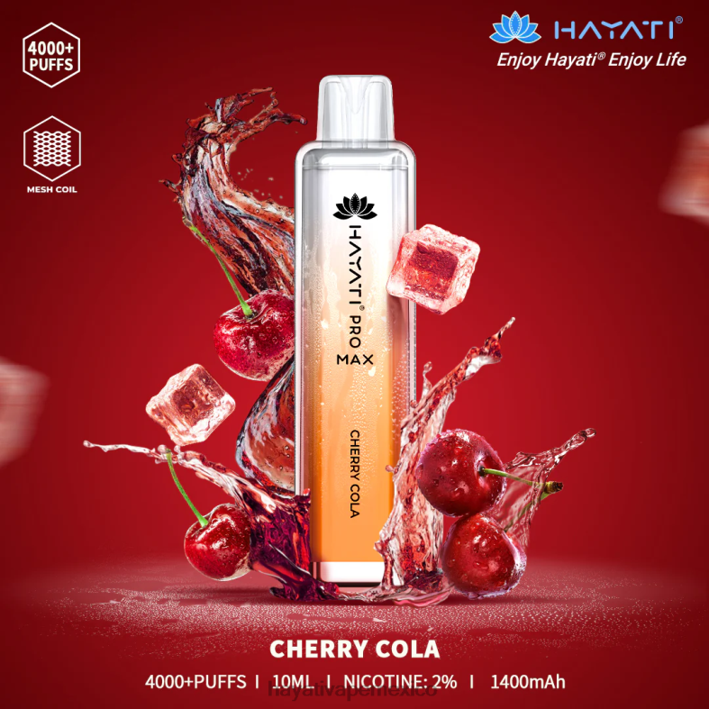 Hayati Pro Max desechable cola de cereza BP44H100 Hayati Flavour List