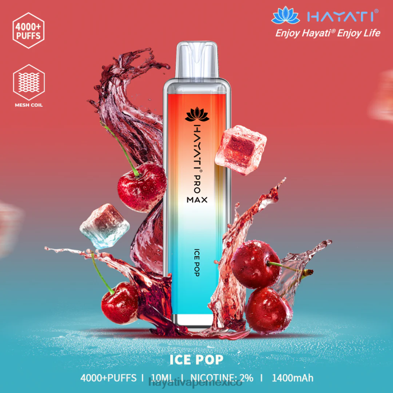 Hayati Pro Max desechable estallido del hielo BP44H107 Hayati Vape Review