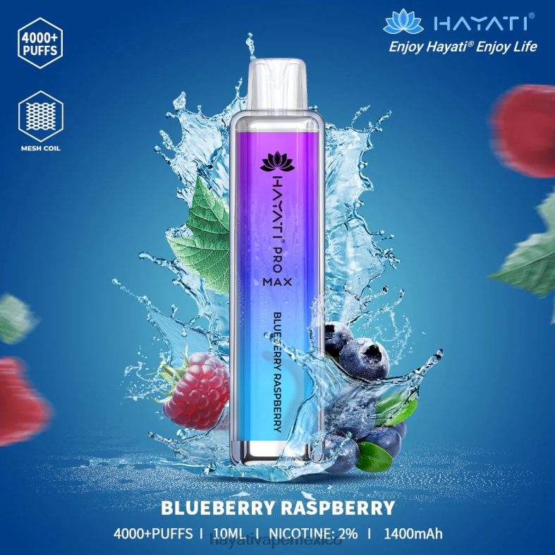 Hayati Pro Max desechable frambuesa arándano BP44H99 Hayati Vape Shop