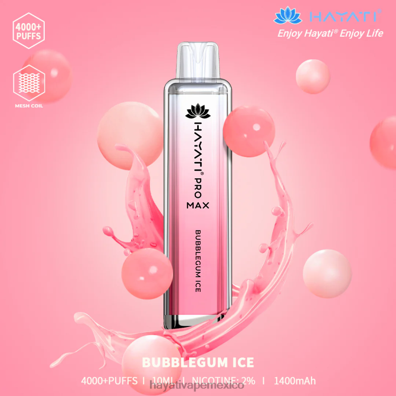Hayati Pro Max desechable hielo de chicle BP44H131 Hayati Mexico