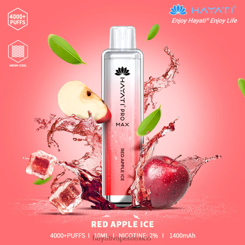 Hayati Pro Max desechable hielo de manzana roja BP44H116 Hayati Vape Near Me
