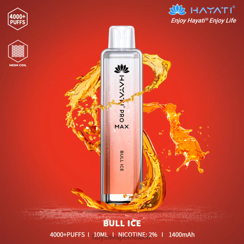 Hayati Pro Max desechable hielo de toro BP44H132 Hayati Mexico City