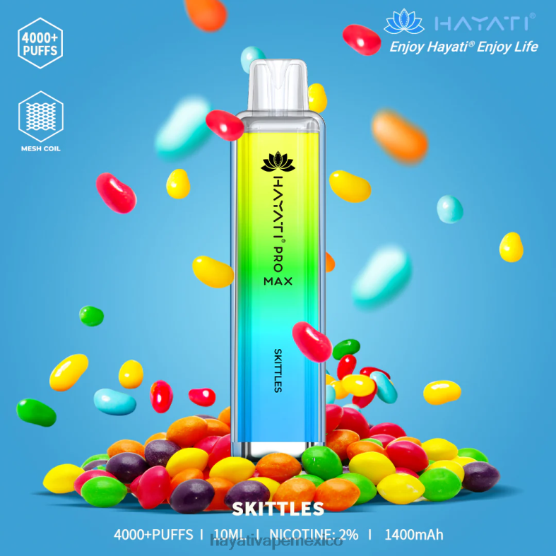 Hayati Pro Max desechable juego de bolos BP44H120 Hayati Flavour List