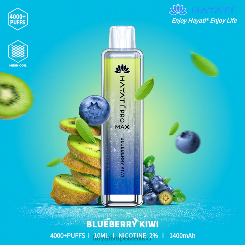 Hayati Pro Max desechable kiwi de arándanos BP44H98 Hayati Vapes Wholesale