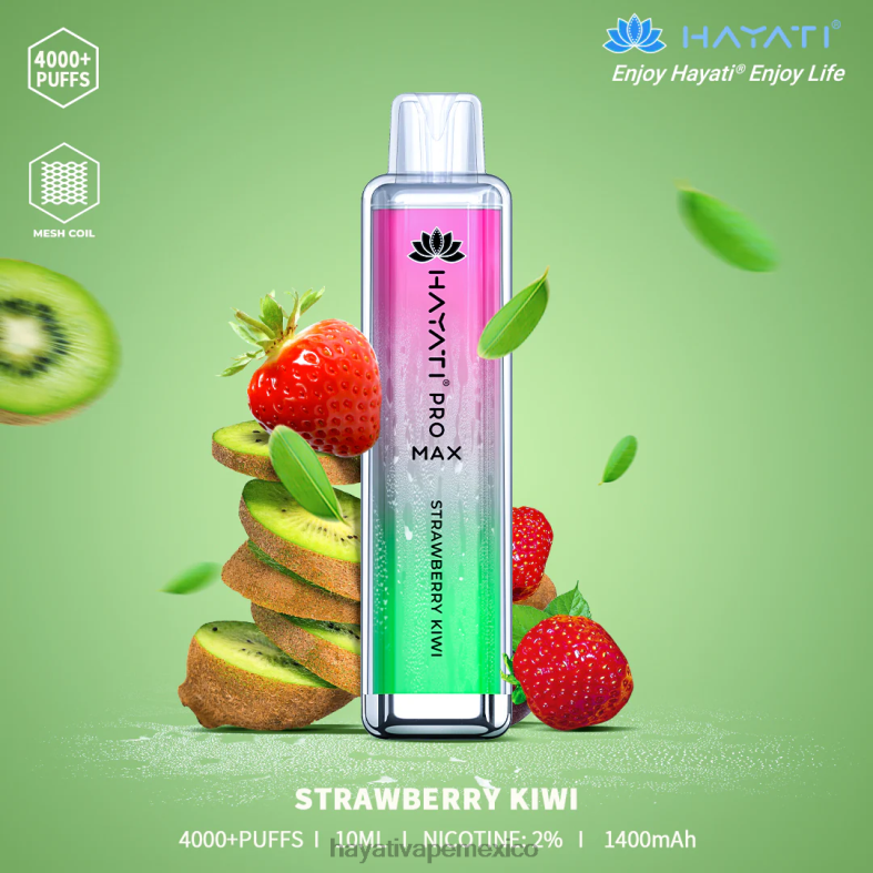 Hayati Pro Max desechable kiwi fresa BP44H134 Hayati Vape Flavours