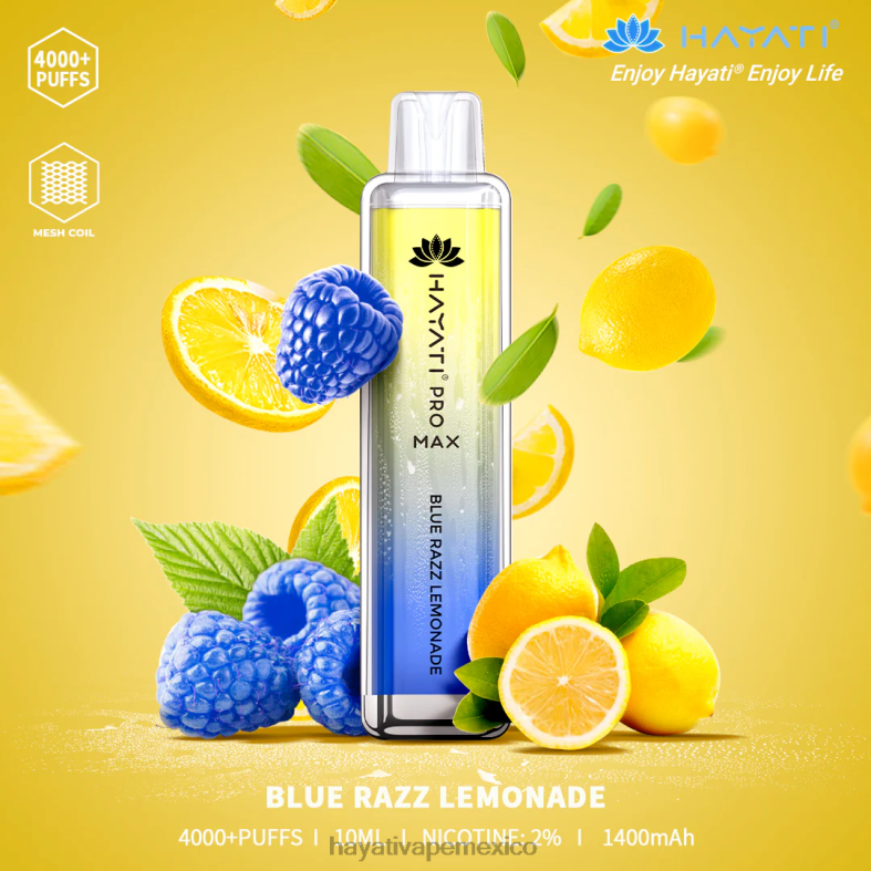 Hayati Pro Max desechable limonada azul razz BP44H95 Hayati Vape Liquid