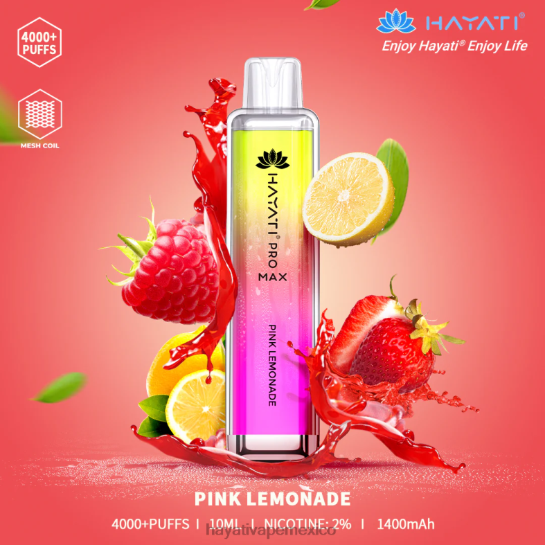 Hayati Pro Max desechable limonada rosa BP44H115 Hayati Vape Liquid