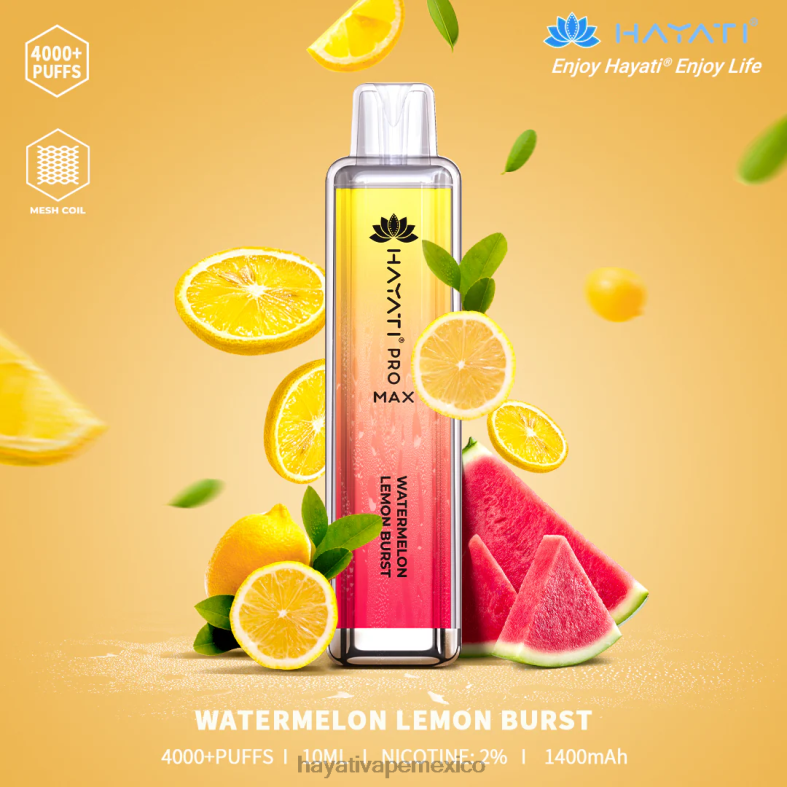 Hayati Pro Max desechable ráfaga de sandía y limón BP44H128 Hayati Vapes Wholesale