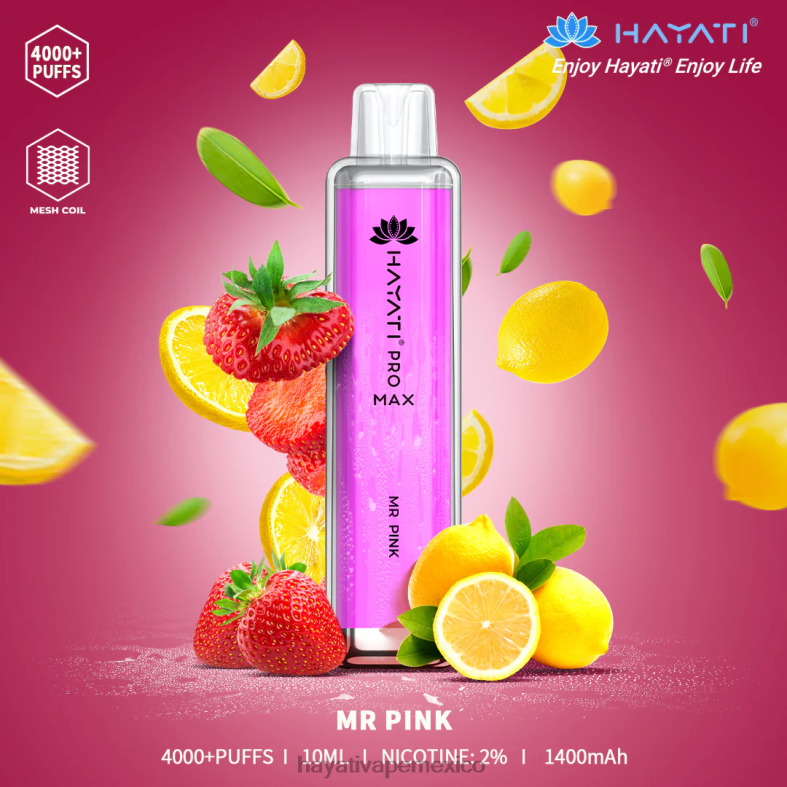 Hayati Pro Max desechable señor rosa BP44H135 Hayati Vape Liquid