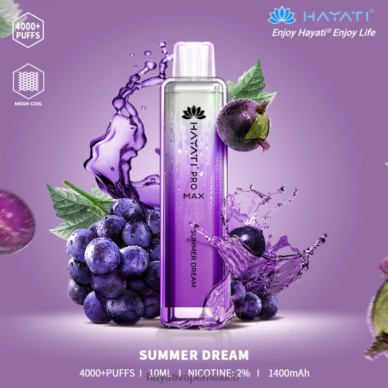 Hayati Pro Max desechable sueño de verano BP44H124 Hayati Vape Flavours