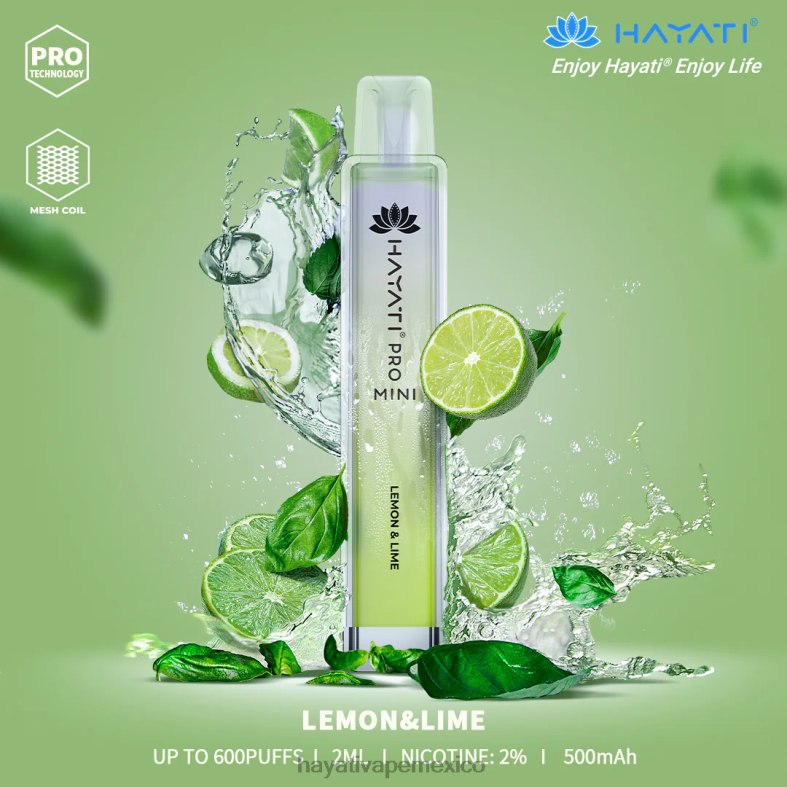 Hayati Pro Mini desechable Lima Limon BP44H14 Hayati Vape Flavours
