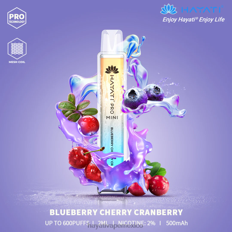 Hayati Pro Mini desechable arándano cereza arándano BP44H5 Hayati Vape Liquid
