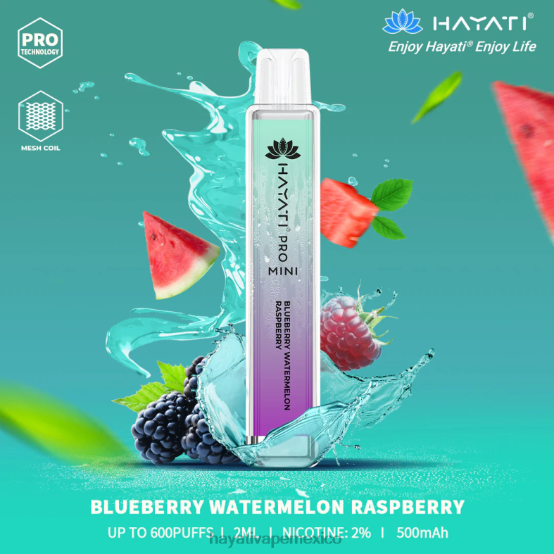 Hayati Pro Mini desechable arándano sandía frambuesa BP44H25 Hayati Vape Liquid