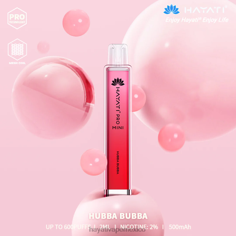 Hayati Pro Mini desechable hubba bubba BP44H11 Hayati Mexico
