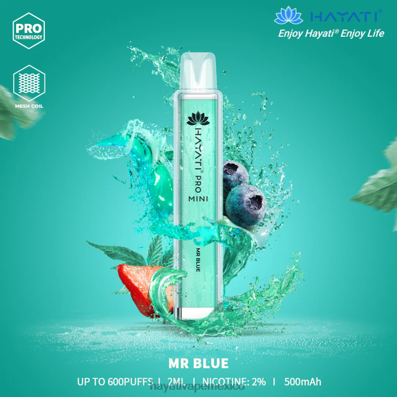 Hayati Pro Mini desechable señor azul BP44H16 Hayati Vape Near Me