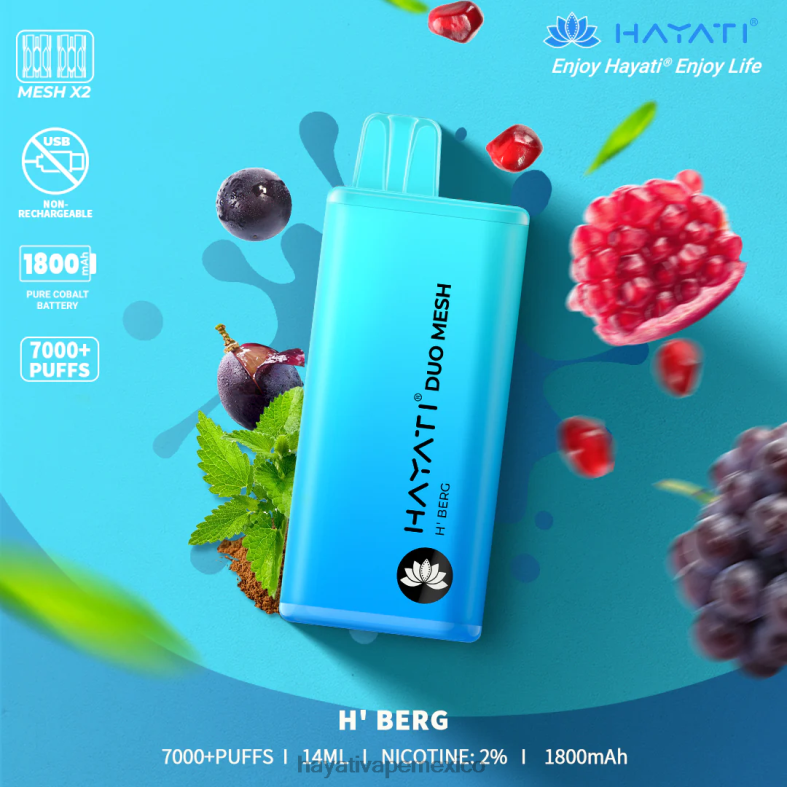 Hayati Duo Mesh desechable h'berg BP44H171 Hayati Mexico