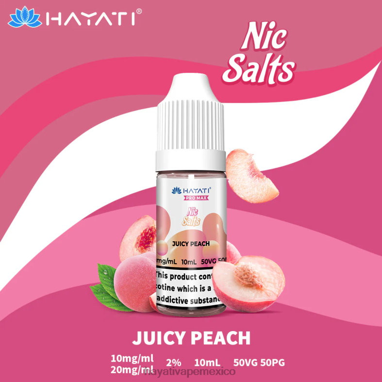 Hayati Pro Max sales de nic Durazno jugoso BP44H240 Hayati Flavour List