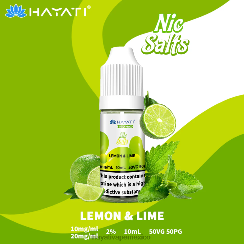 Hayati Pro Max sales de nic Lima Limon BP44H241 Hayati Mexico