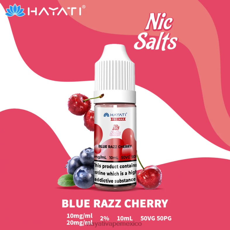 Hayati Pro Max sales de nic cereza azul BP44H231 Hayati Mexico
