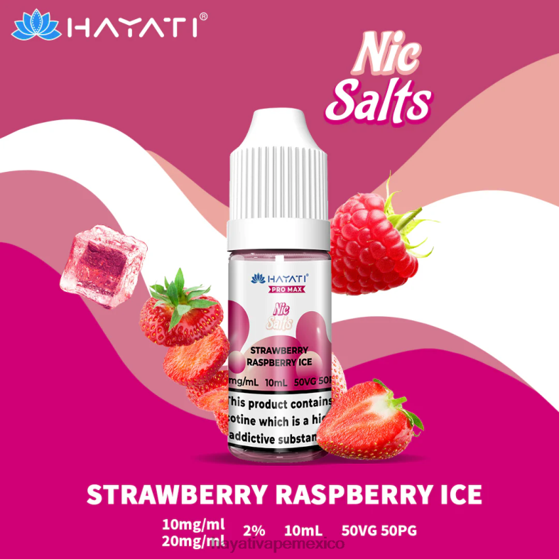 Hayati Pro Max sales de nic hielo de fresa y frambuesa BP44H245 Hayati Vape Liquid