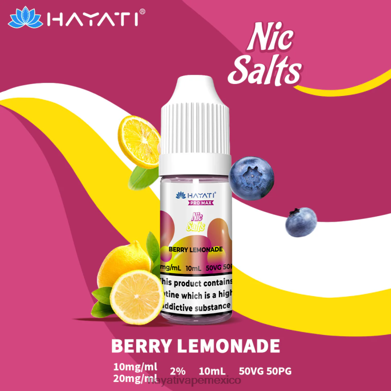Hayati Pro Max sales de nic limonada de bayas BP44H228 Hayati Vapes Wholesale