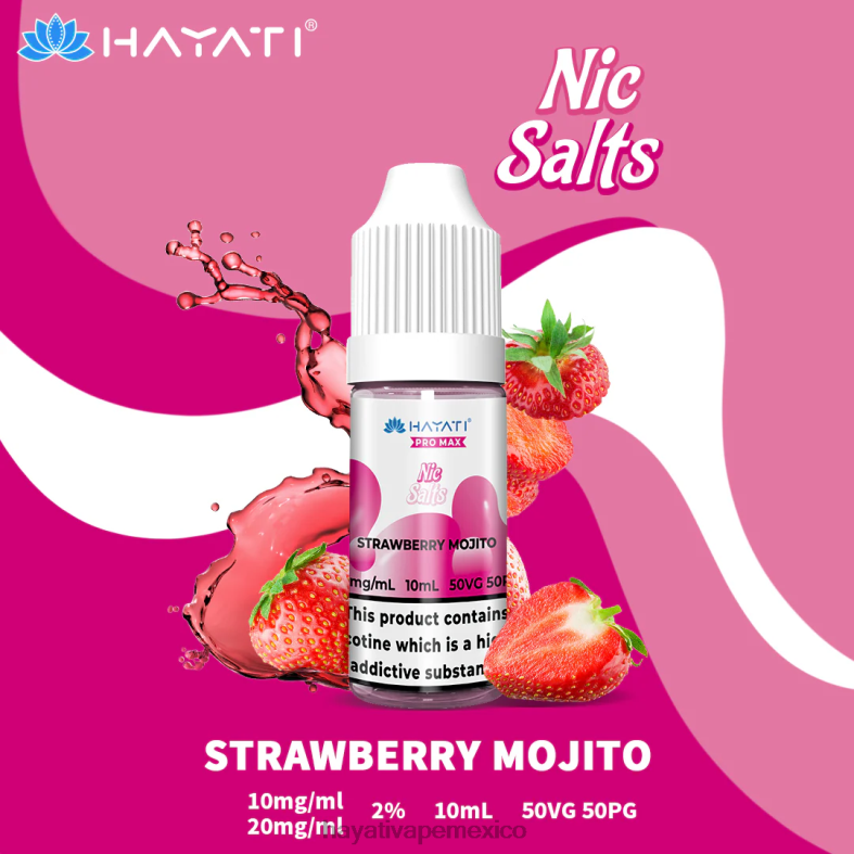 Hayati Pro Max sales de nic mojito de fresa BP44H244 Hayati Vape Flavours
