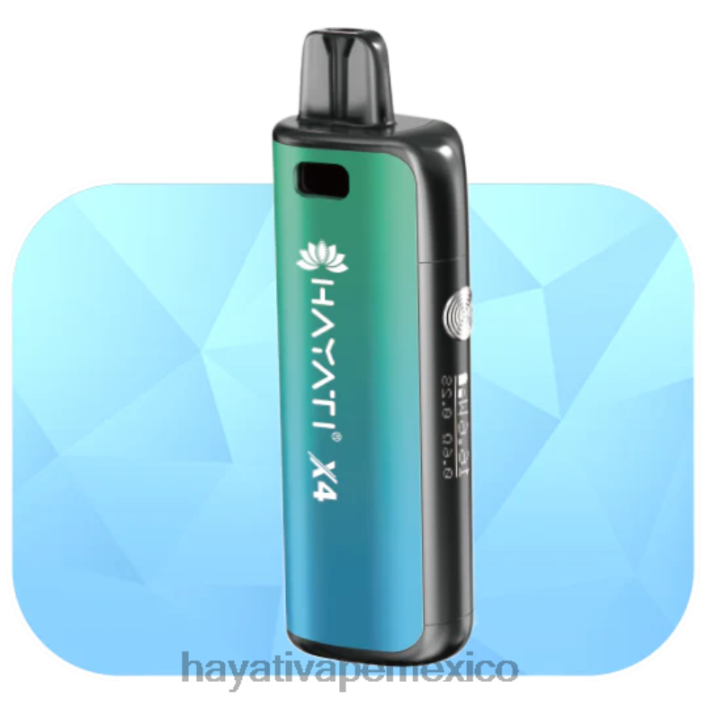 Hayati X4 sistema de cápsulas recargables aurora verde BP44H59 Hayati Vape Shop