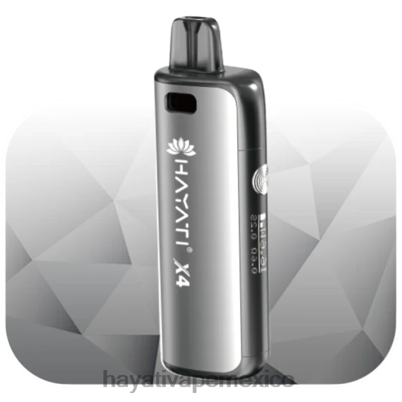 Hayati X4 sistema de cápsulas recargables gris medianoche BP44H60 Hayati Flavour List