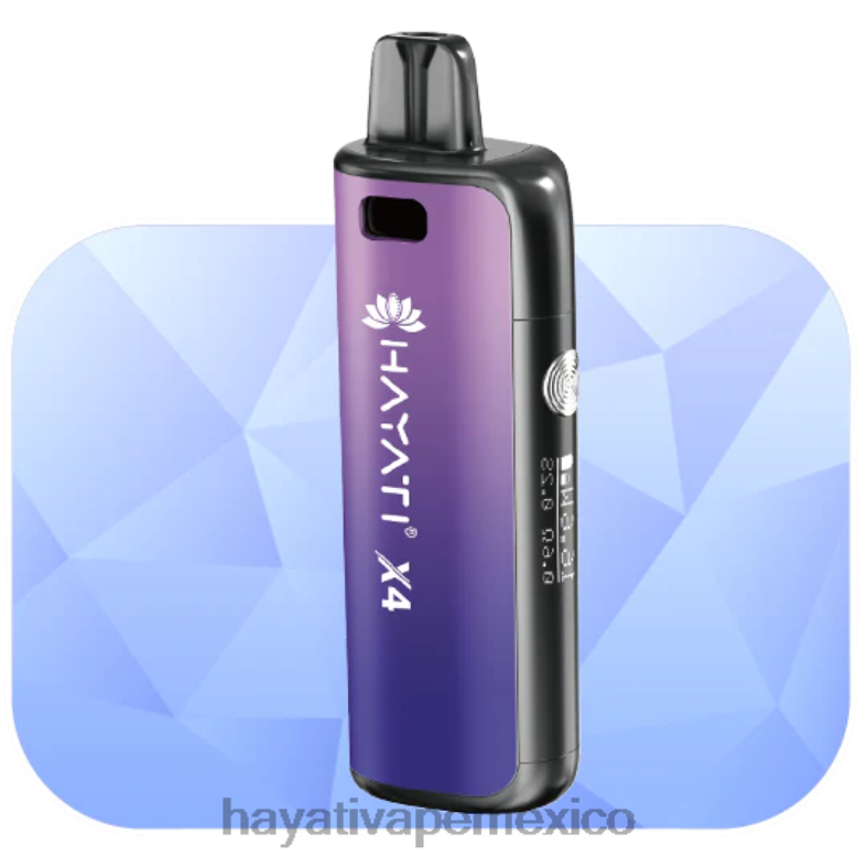 Hayati X4 sistema de cápsulas recargables morado brumoso BP44H61 Hayati Mexico